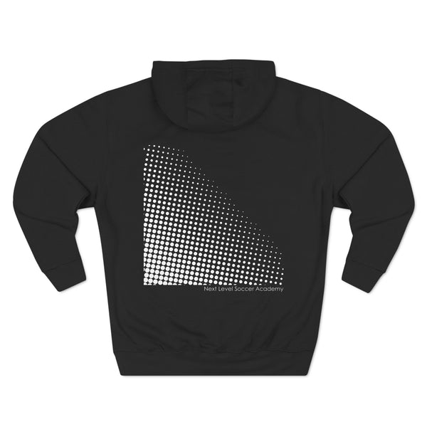 Three-Panel Fleece Hoodie - Dots