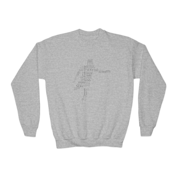 Youth Crewneck Sweatshirt - Word Art