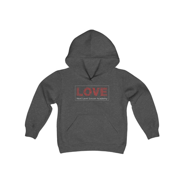 Youth Heavy Blend Hooded Sweatshirt - Love