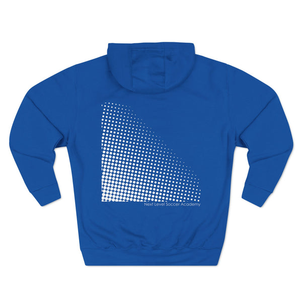 Three-Panel Fleece Hoodie - Dots