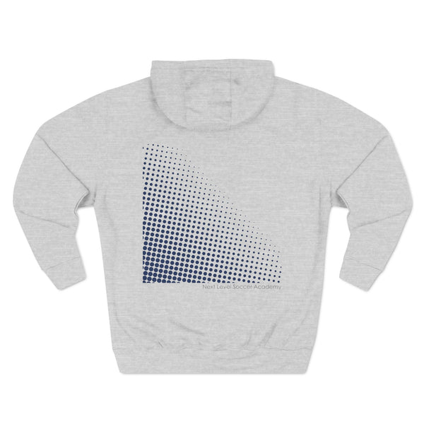 Three-Panel Fleece Hoodie - Dots