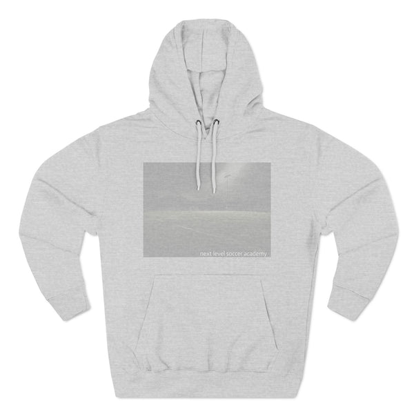 Three-Panel Fleece Hoodie - Blur