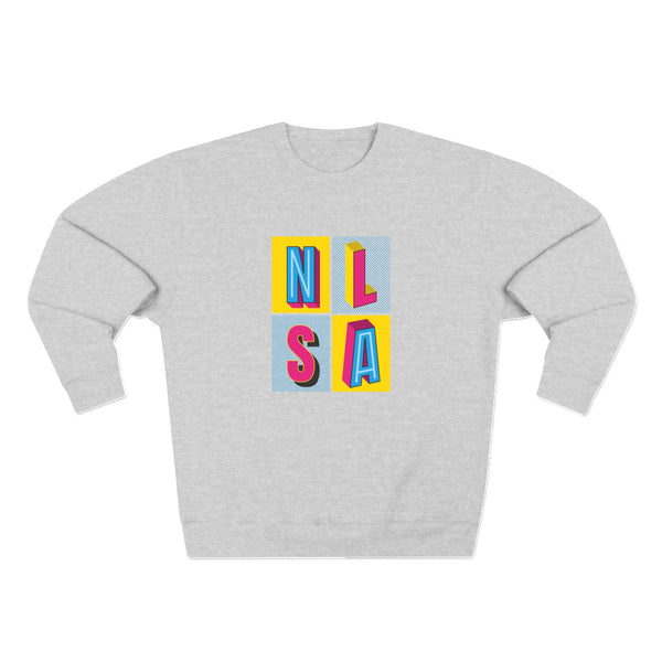 Unisex Crewneck Sweatshirt - 80s Block