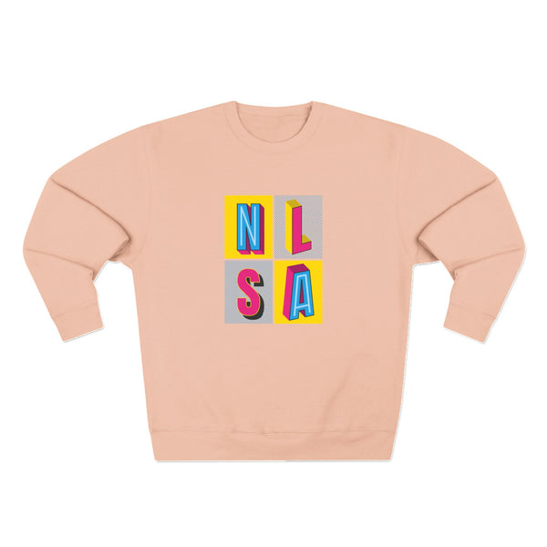 Unisex Crewneck Sweatshirt - 80s Block