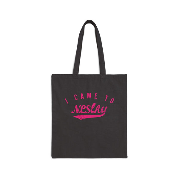 Cotton Canvas Tote Bag - Black Slay