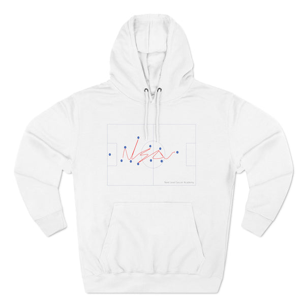 Three-Panel Fleece Hoodie - RedForm