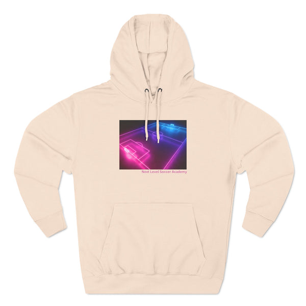 Three-Panel Fleece Hoodie - Neon