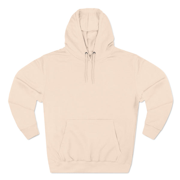 Three-Panel Fleece Hoodie - Fashion