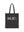 Cotton Canvas Tote Bag - Black Goal