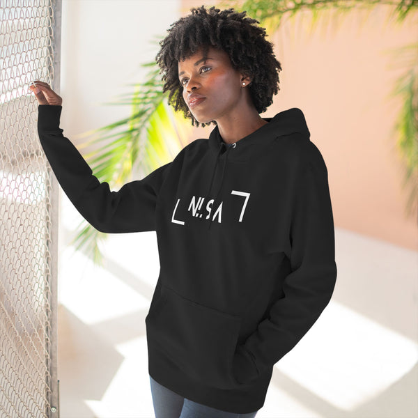 Three-Panel Fleece Hoodie - Tech