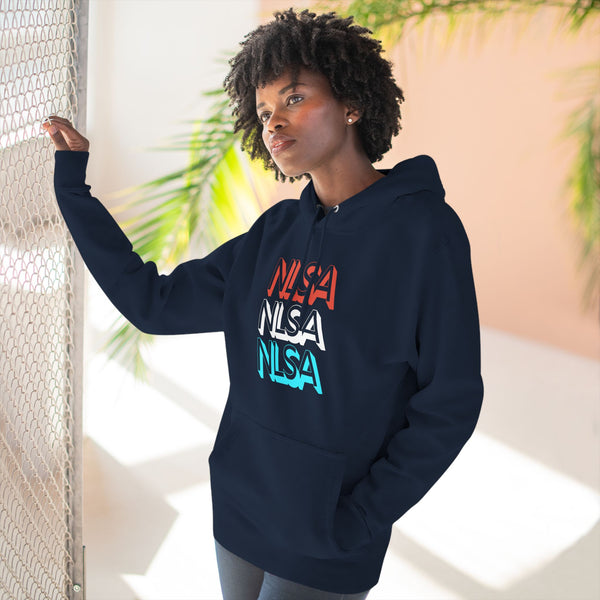 Three-Panel Fleece Hoodie - Triple Shadow