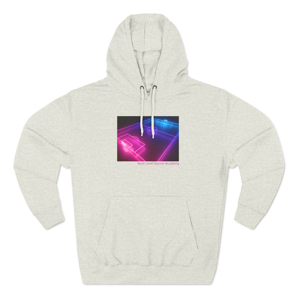 Three-Panel Fleece Hoodie - Neon