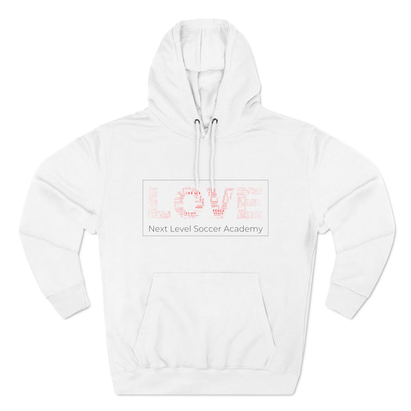 Three-Panel Fleece Hoodie - Love