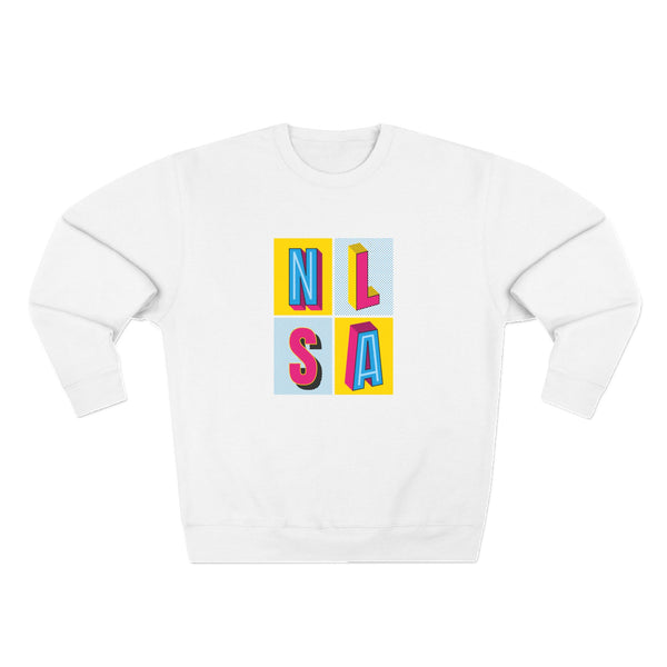 Unisex Crewneck Sweatshirt - 80s Block