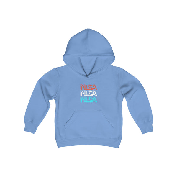 Youth Heavy Blend Hooded Sweatshirt - Retro Repeat