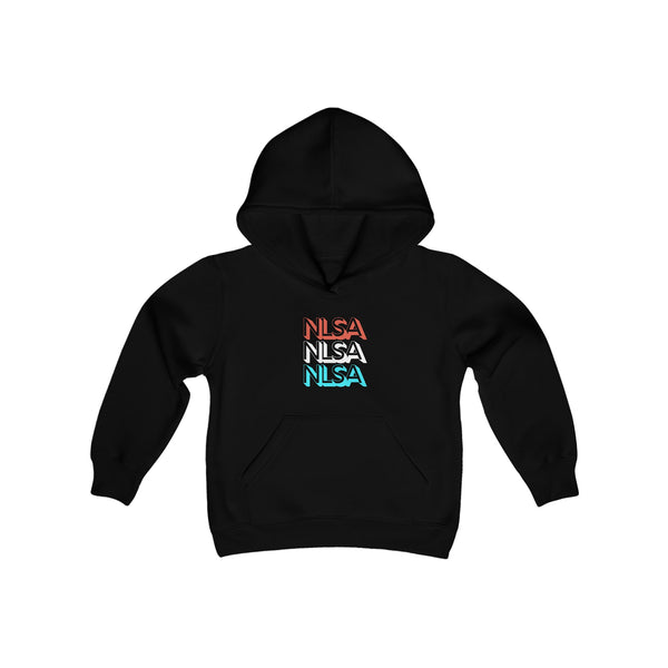 Youth Heavy Blend Hooded Sweatshirt - Retro Repeat