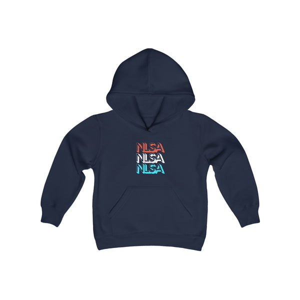 Youth Heavy Blend Hooded Sweatshirt - Retro Repeat