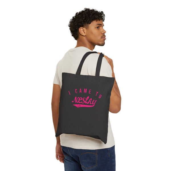 Cotton Canvas Tote Bag - Black Slay