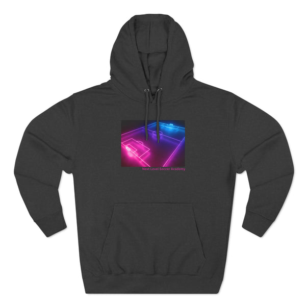 Three-Panel Fleece Hoodie - Neon