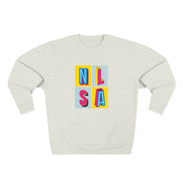 Unisex Crewneck Sweatshirt - 80s Block