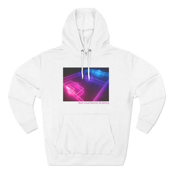 Three-Panel Fleece Hoodie - Neon