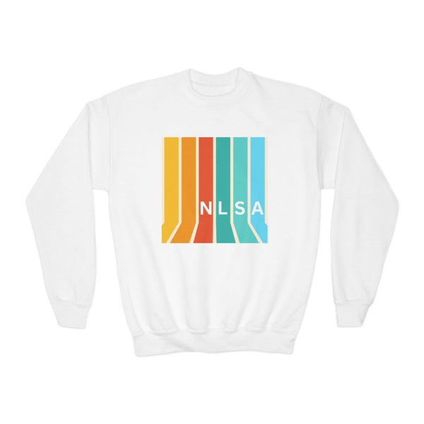 Youth Crewneck Sweatshirt - Stripes