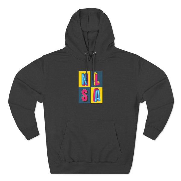 Three-Panel Fleece Hoodie - 80s Block