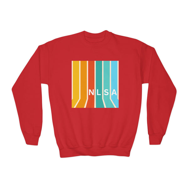 Youth Crewneck Sweatshirt - Stripes