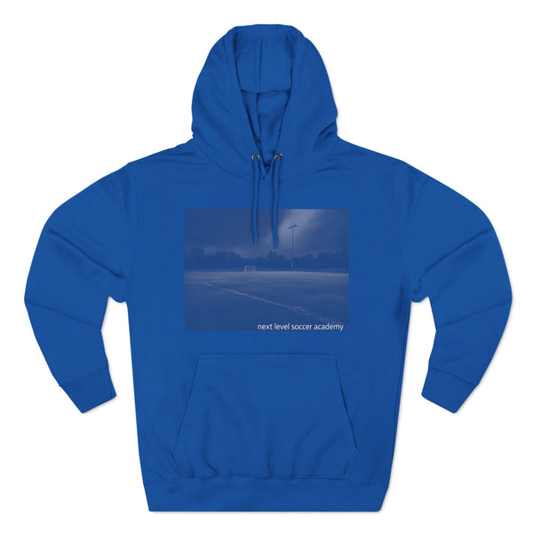 Three-Panel Fleece Hoodie - Blur