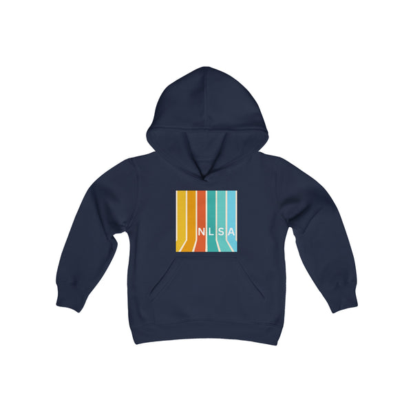 Youth Heavy Blend Hooded Sweatshirt - Stripes