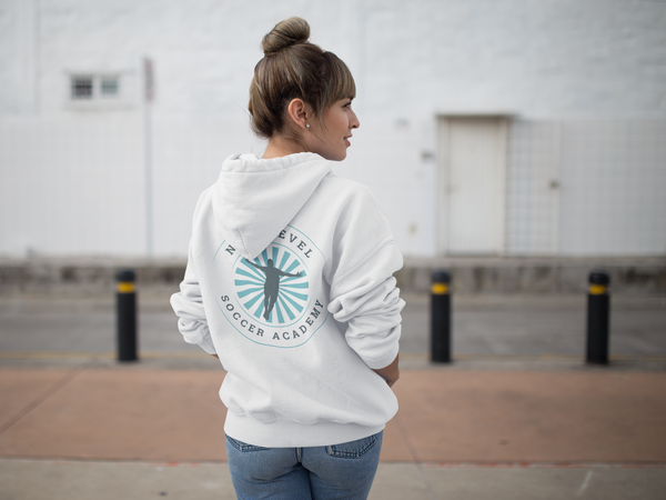 Three-Panel Fleece Hoodie - Spiral