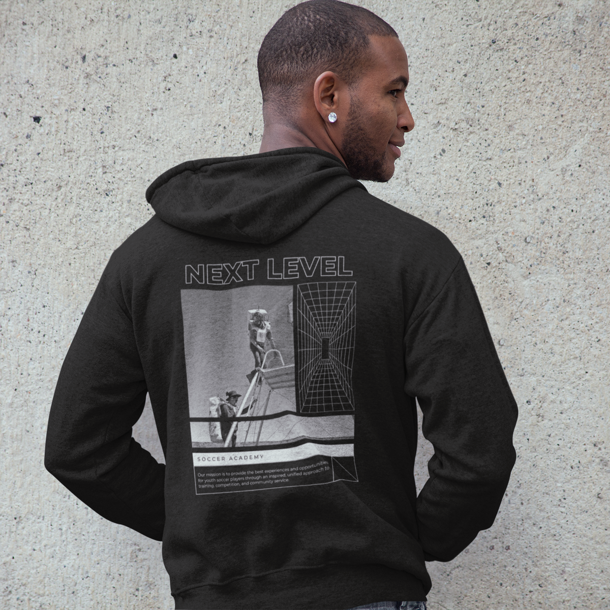 Three-Panel Fleece Hoodie - Astro – Merch to the Beat