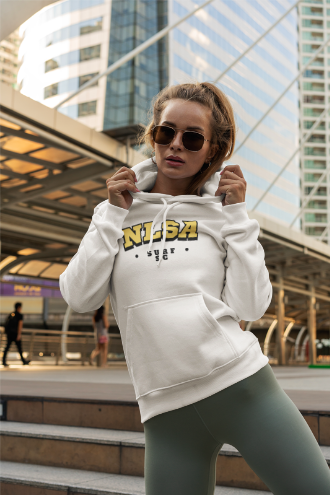 Three-Panel Fleece Hoodie - Banner