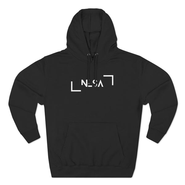 Three-Panel Fleece Hoodie - Tech