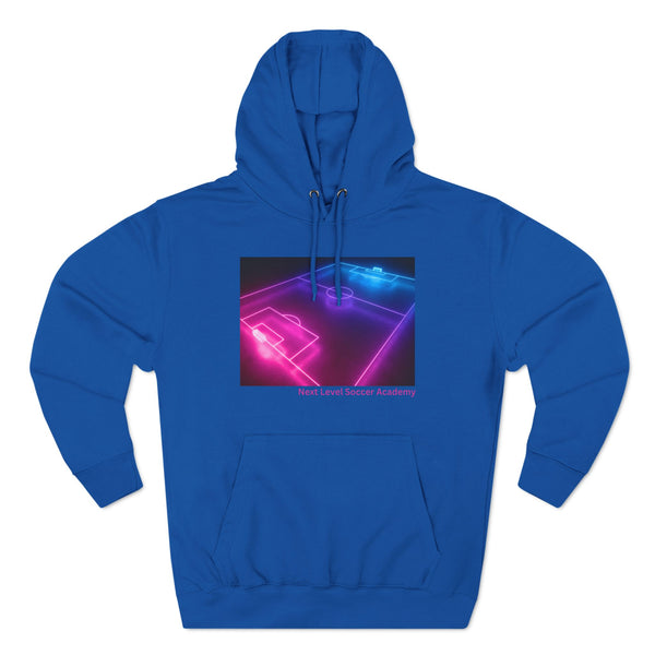 Three-Panel Fleece Hoodie - Neon