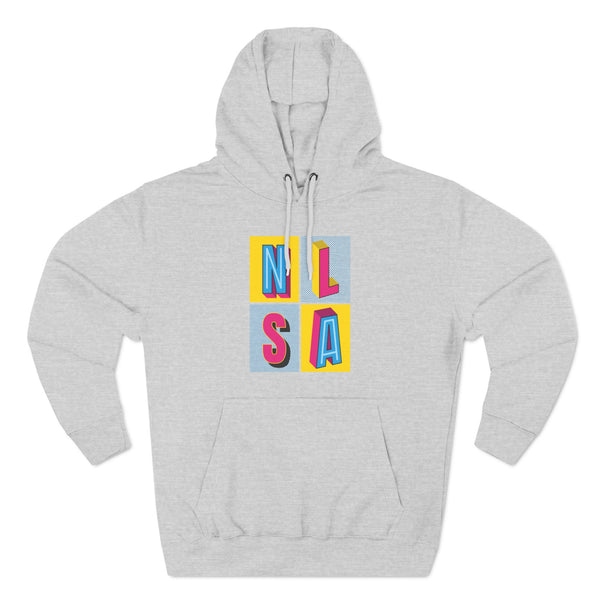 Three-Panel Fleece Hoodie - 80s Block