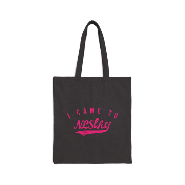 Cotton Canvas Tote Bag - Black Slay