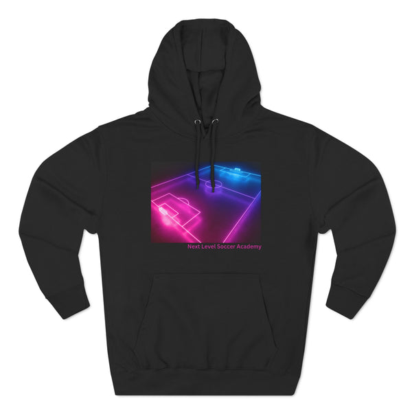 Three-Panel Fleece Hoodie - Neon