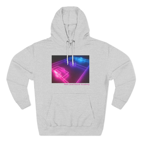 Three-Panel Fleece Hoodie - Neon