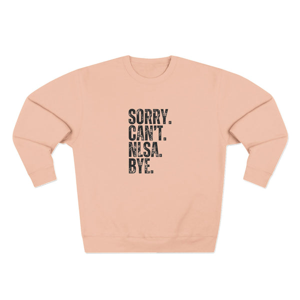 Unisex Crewneck Sweatshirt - Sorry