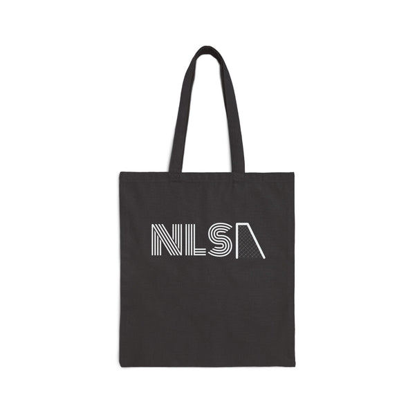 Cotton Canvas Tote Bag - Black Goal