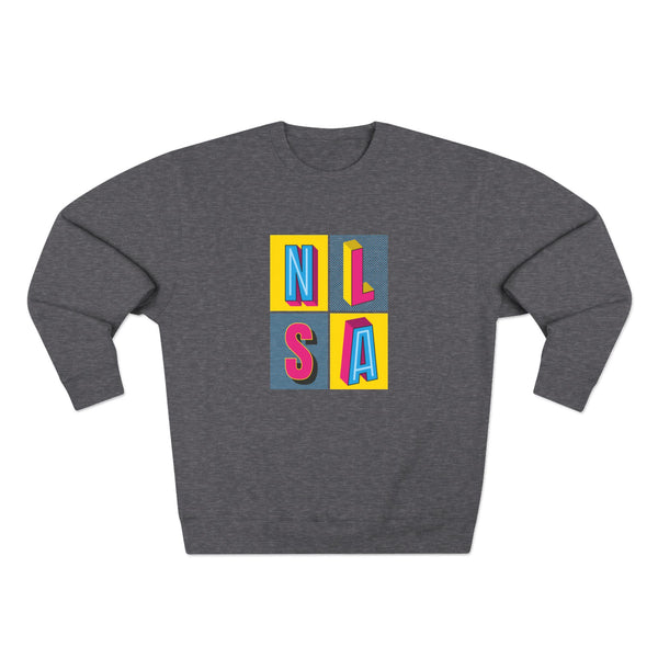 Unisex Crewneck Sweatshirt - 80s Block