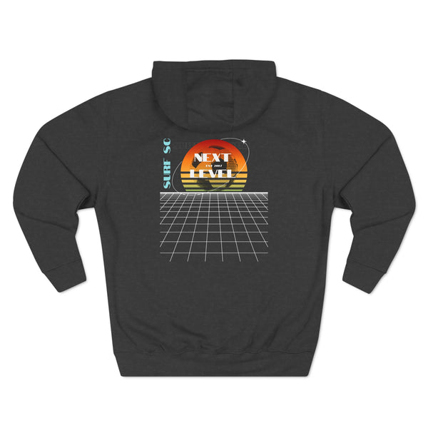 Three-Panel Fleece Hoodie - Retro-sun