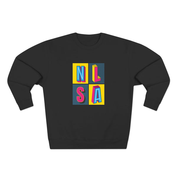 Unisex Crewneck Sweatshirt - 80s Block