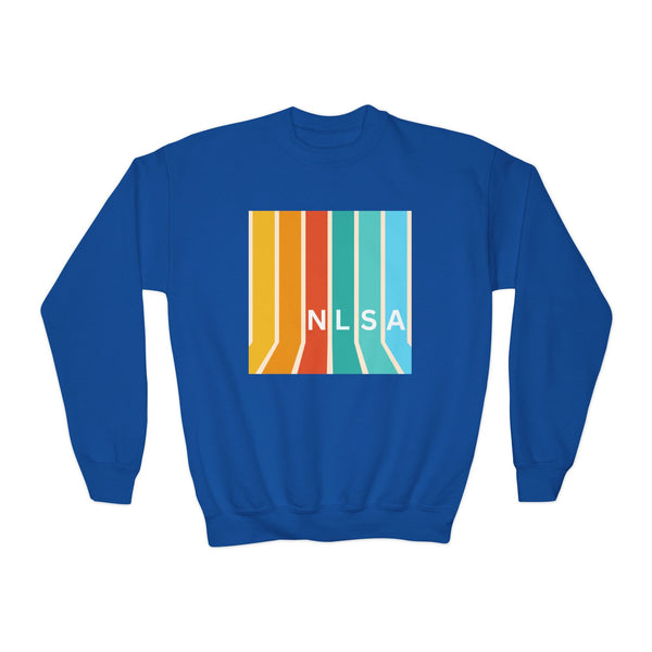 Youth Crewneck Sweatshirt - Stripes