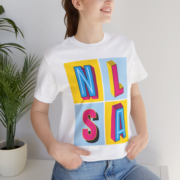 Unisex Jersey Short Sleeve Tee - 80s Block