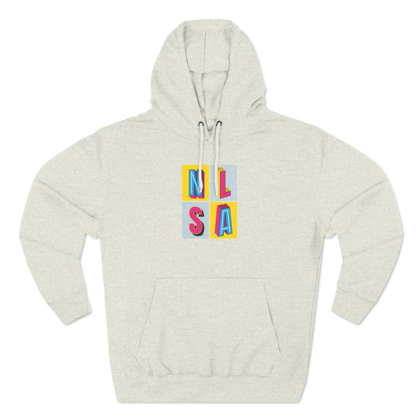 Three-Panel Fleece Hoodie - 80s Block