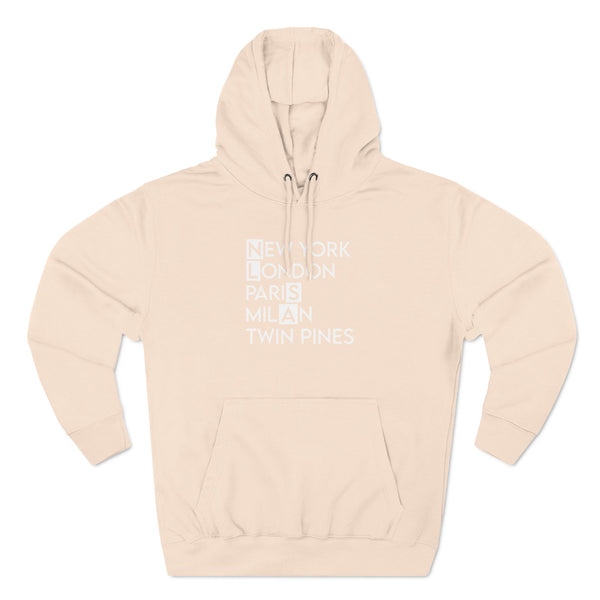 Three-Panel Fleece Hoodie - Twin Pines