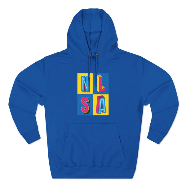 Three-Panel Fleece Hoodie - 80s Block