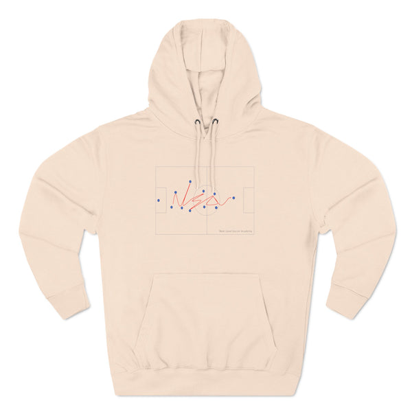 Three-Panel Fleece Hoodie - RedForm